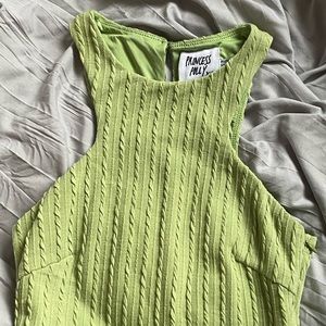 Princess Polly Green Halter Maxi Dress